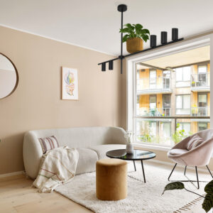 Designerska lampa wisząca z kwietnikiem, nad stół K-4756 z serii ROCCO