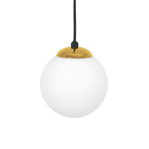 Lampa wisząca z białym matowym kloszem 14 cm K-4910 z serii ISLA