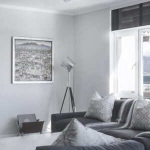 Stylowa lampa sufitowa z grafitowymi kloszami K-5116 z serii RUBI