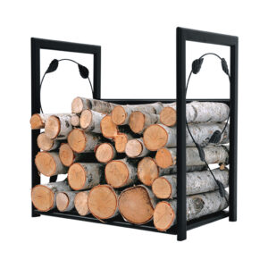 Stojak na drewno ze zdobieniem KS-24 STOJAK LIŚĆ S z serii KAJA HOME