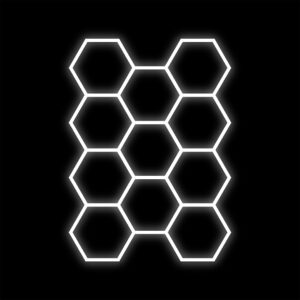 Zestaw biały Lamp HEXAGON 11 LED 6500K